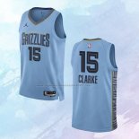 NO 15 Brandon Clarke Camiseta Memphis Grizzlies Statement Azul 2022-23