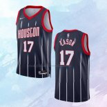 NO 17 Tari Eason Camiseta Houston Rockets Ciudad Negro 2022-23