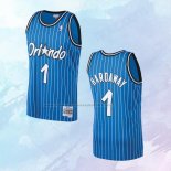 NO 1 Anfernee Hardaway Camiseta Mitchell & Ness Orlando Magic Azul 1994-95