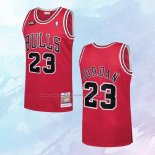 NO 23 Michael Jordan Camiseta Mitchell & Ness Chicago Bulls 1997-98 NBA Finals Rojo