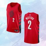 NO 2 Trendon Watford Camiseta Portland Trail Blazers Statement Rojo 2022-23