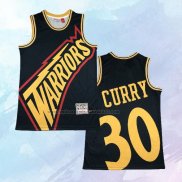 NO 30 Stephen Curry Camiseta Mitchell & Ness Golden State Warriors Big Face Azul