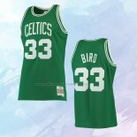 NO 33 Larry Bird Camiseta Mitchell & Ness Boston Celtics Verde 1985-86