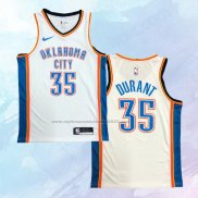 NO 35 Kevin Durant Camiseta Oklahoma City Thunder Association Blanco