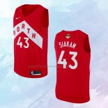 NO 43 Pascal Siakam Camiseta Toronto Raptors Earned Rojo