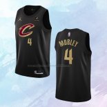 NO 4 Evan Mobley Camiseta Cleveland Cavaliers Statement Negro 2022-23
