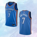NO 7 Carmelo Anthony Camiseta Oklahoma City Thunder Icon Azul