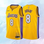 NO 8 Kobe Bryant Camiseta Los Angeles Lakers Retirement Oro 2017-18