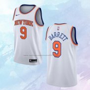 NO 9 RJ Barrett Camiseta New York Knicks Association Blanco