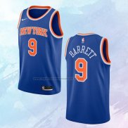 NO 9 RJ Barrett Camiseta New York Knicks Icon Azul