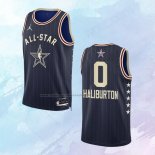 Camiseta All Star 2024 Indiana Pacers Tyrese Haliburton NO 0 Azul