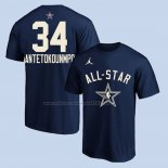 Camiseta Manga Corta All Star 2024 Giannis Antetokounmpo Azul