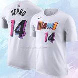 Camiseta Manga Corta Miami Heat Tyler Herro Ciudad 2022-23 Blanco