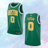 NO 0 Jayson Tatum Camiseta Boston Celtics Earned Verde 2018-19