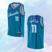NO 11 Cody Martin Camiseta Charlotte Hornets Ciudad Azul 2021-22