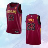 NO 23 LeBron James Camiseta Cleveland Cavaliers Retro Rojo2