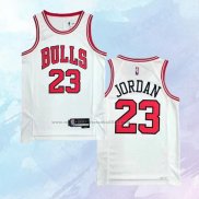 NO 23 Michael Jordan Camiseta Chicago Bulls Association Blanco 2021