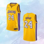 NO 24 Kobe Bryant Camiseta Los Angeles Lakers Icon Amarillo 2017-2018
