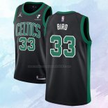 NO 33 Larry Bird Camiseta Boston Celtics Statement Negro 2021-22