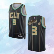 NO 3 Terry Rozier III Camiseta Charlotte Hornets Ciudad Negro 2022-23