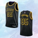 NO 95 Juan Toscano-Anderson Camiseta Los Angeles Lakers Mamba Negro 2021-22