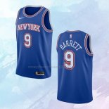 NO 9 RJ Barrett Camiseta New York Knicks Statement Azul 2019-20