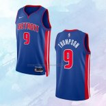 Camiseta Detroit Pistons Ausar Thompson NO 9 Icon Azul