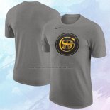 Camiseta Manga Corta Golden State Warriors Ciudad 2023-24 Gris