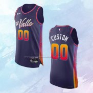 Camiseta Phoenix Suns Personalizada Ciudad Autentico 2023-24 Violeta