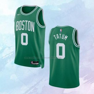 NO 0 Jayson Tatum Camiseta Boston Celtics Icon Verde 2022-23