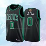 NO 0 Jayson Tatum Camiseta Boston Celtics Statement 2022 NBA Finals Negro