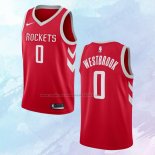 NO 0 Russell Westbrook Camiseta Houston Rockets Icon Rojo 2018-19