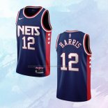 NO 12 Joe Harris Camiseta Brooklyn Nets Ciudad Azul 2021-22