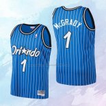NO 1 Tracy McGrady Camiseta Mitchell & Ness Nino Orlando Magic Azul 2003-04