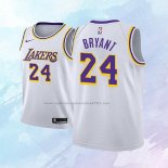 NO 24 Kobe Bryant Camiseta Nino Los Angeles Lakers Association Blanco 2018-19