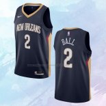 NO 2 Lonzo Ball Camiseta New Orleans Pelicans Icon Azul 2020-21