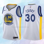 NO 30 Stephen Curry Camiseta Nino Golden State Warriors Blanco