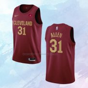NO 31 Jarrett Allen Camiseta Cleveland Cavaliers Icon Rojo 2022-23