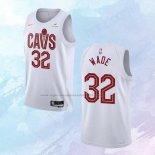 NO 32 Dean Wade Camiseta Cleveland Cavaliers Association Blanco 2022-23