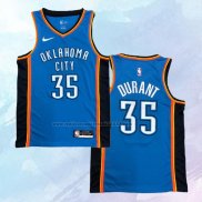 NO 35 Kevin Durant Camiseta Oklahoma City Thunder Icon Azul