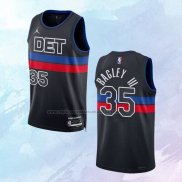 NO 35 Marvin Bagley III Camiseta Detroit Pistons Statement Negro 2022-23