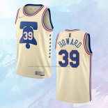 NO 39 Dwight Howard Camiseta Philadelphia 76ers Earned Crema 2020-21