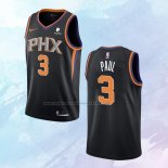 NO 3 Chris Paul Camiseta Phoenix Suns Statement Negro 2021