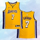 NO 7 Carmelo Anthony Camiseta Los Angeles Lakers Icon Amarillo