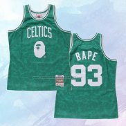 NO 93 Camiseta Boston Celtics Hardwood Classic Bape Verde