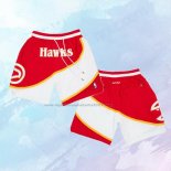 Pantalone Atlanta Hawks Rojo 1986-87