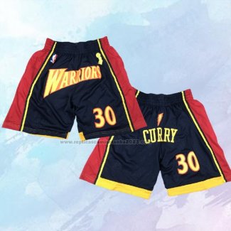 Stephen Curry Pantalone Golden State Warriors Azul
