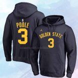 Sudaderas con Capucha Golden State Warriors Jordan Poole Statement 2022-23 Negro
