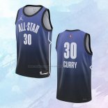 Camiseta All Star 2023 Golden State Warriors Stephen Curry NO 30 Azul