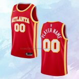 Camiseta Atlanta Hawks Personalizada Icon Rojo 2020-21